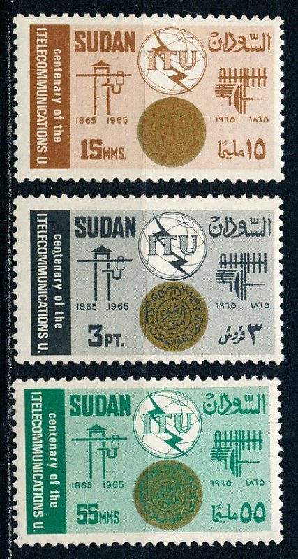 Sudan #176-178  Set of 3 MNH