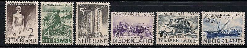 Netherlands Stamp B208-B213  - Social and cultural works