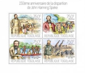 TOGO 2014 SHEET JOHN HANNING SPEKE EXPLORERS tg14123a