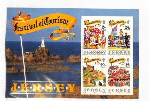 Jersey, Postage Stamp, #539a Mint NH,  1990 Festival Tourism