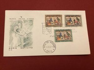 Vatican 1962 Christmas   Postal Cover R42344