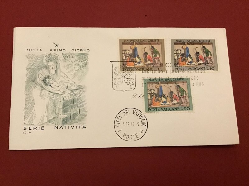 Vatican 1962 Christmas   Postal Cover R42344 