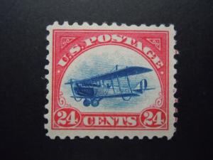 1918 #C3 24c Curtiss Jenny MNH OG F/VF CV $130.00 Includes New Mount