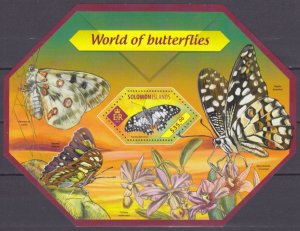 2014 Solomon Islands 2606/B302 Butterflies 12,00 €