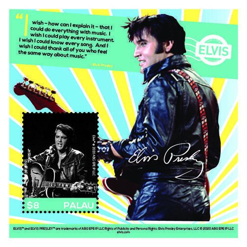 2020/08- PALAU - ELVIS II       1V complet set    MNH ** T