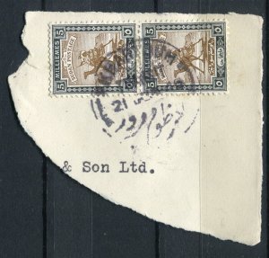 EAST AFRICA PROTECTORATE; 1940s early Camel Rider issues on POSTMARK PIECE