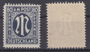 Germany 1945 Sc#3N19 Mi#34 aD mnh signed BPP (AB1289)