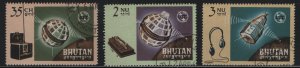 BHUTAN  53-55   USED SET