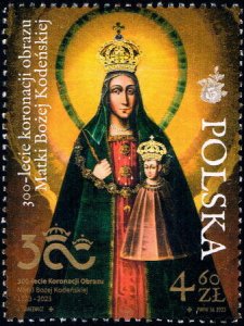 Poland 2023 MNH Stamps Virgin Mary Icon of Koden 300 Years of Coronation