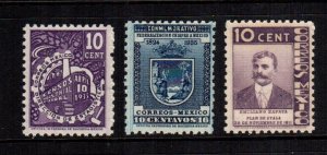 Mexico 721-723   MNH  cat $  13.00 222