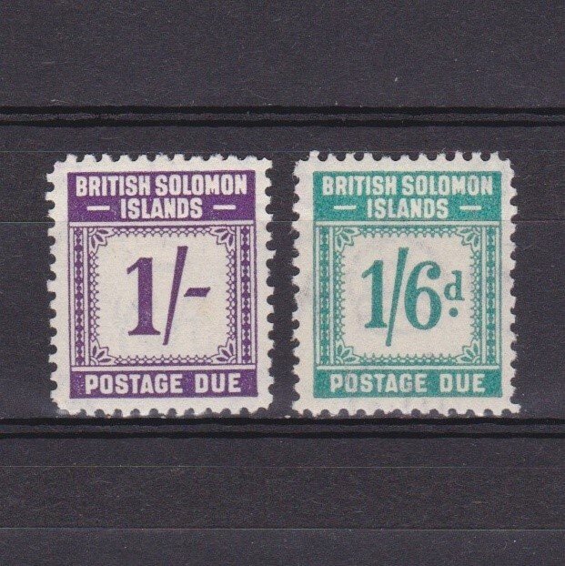 SOLOMON ISLANDS 1940, SG# D7-D8, CV £52, Postage Due, MH