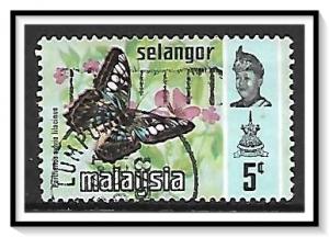 Selangor #130b Sultan & Butterflies Used