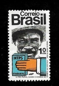 Brazil 1268 Retirement Plan mnh