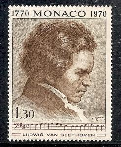 Monaco  777 MNH 1970 Beethoven, Composer
