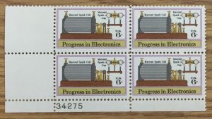 US #1500 Plate Block MNH Progress in Electronics 6c
