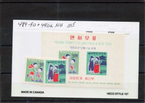KOREA   489-90, 490a   MNH