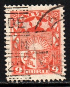Latvia #107     used