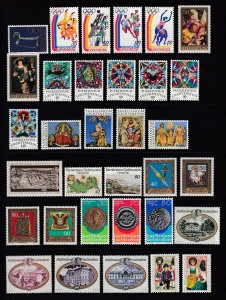 LIECHTENSTEIN - 100 Different - All MNH - 1972 to 1977 - Many Sets - High SCV