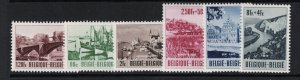 Belgium SC# B536 - B543 Mint Light Hinged - S18226