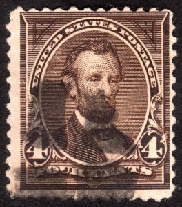 1894, US 4c, Lincoln, Used, Sc 254