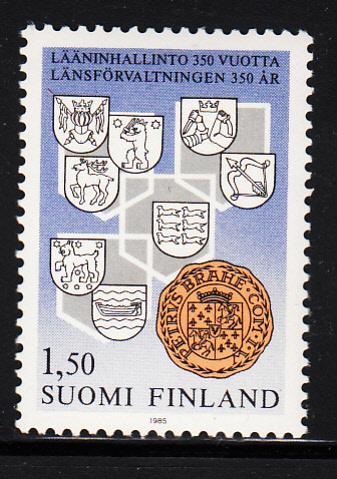 Finland MNH 1985 #710 1.50m Provincial Administration, 350th anniversary