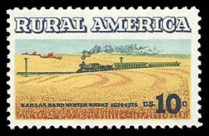 PCBstamps  US #1506  10c Rural American - Wheat,  MNH,  (1)