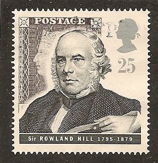 Great Britain          Scott   1626   Sir Rowland Hill, Stamp     Used
