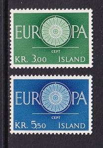 Iceland   #327-328  MNH  1960   Europa