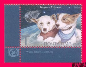 TRANSNISTRIA 2020 Space Soviet Russia Dogs Cosmonauts Astronauts Flight 1v MNH