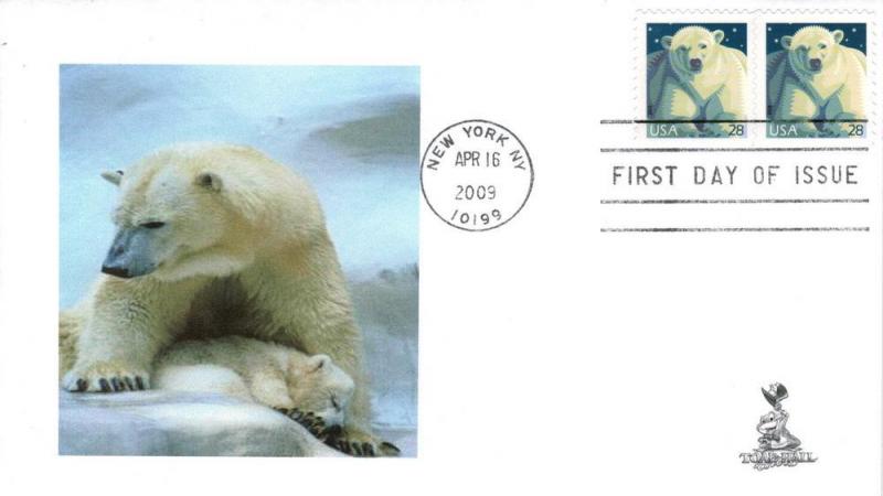 Polar Bear FDC, #2, from Toad Hall Covers!