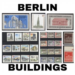 Thematic Stamps - Berlin - Buildings 2 - Choose from dropdown menu