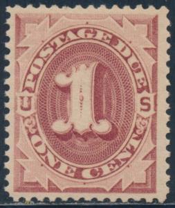 #J15 VF-XF OG NH 1884 1¢ POSTAGE DUE CV $190 BT2592