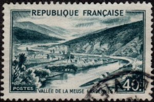 France 631 - Used - 40fr Meuse Valley (1949)