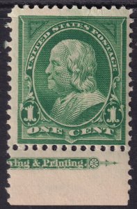 #279 Mint NH, F-VF, Imprint (CV $25 - ID45544) - Joseph Luft