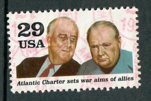 2559d WWII - Atlantic Charter Used Single