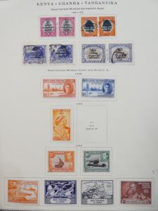 EDW1949SELL : KENYA U & T Nice Mint & Used collection on album pages. Cat $873.