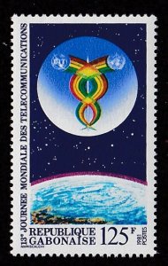 Gabon # 465, ITU -  13th World Telecommunications Day. Mint NH, 1/2 Cat.