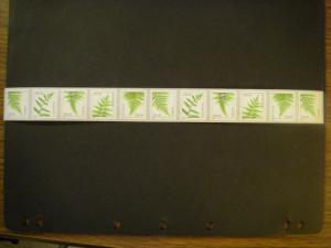 Scott 4848-4852 or 4852a, 49c Ferns, PNC11 #C1111, MNH Beauty