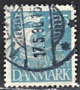 DENMARK #194 - USED  - 1927- DENM090