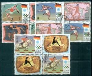 Ras Al Khaima 1972 Mi#800-805 Summer Olympics Munich, Ancient & Modern Sports...