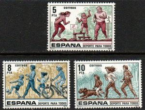 Spain Sc #2143-2145 MNH