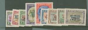 Greenland #19-27 Unused Single (Complete Set)