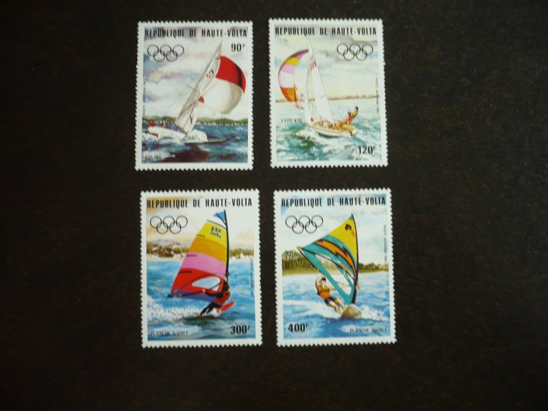 Stamps - Upper Volta - Scott# C278-C281 - Mint Never Hinged Set of 4 Stamps