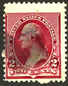 U.S. #219D USED CREASES