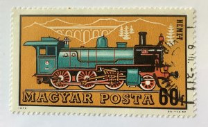 Hungary 1972 Scott 2124 used - 60f, German Locomotive