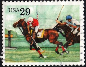 SC#2759 29¢ Sport Horses: Polo Single (1993) Used