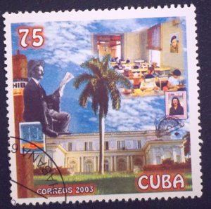 CUBA Sc# 4297 EUROPEAN IMMIGRATION TO HAVANA 75c CIGAR BLDG  2003  used / cto