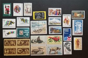 1972 US Commemorative Stamp Year Set MNH OG Mint 1446-1474