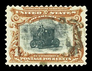 Scott 296 4c Pan-American Issue Used Fine Cat $18