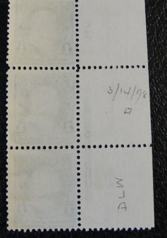 US Scott #264 Strip of 3 MNH OG